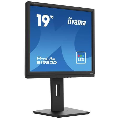 Iiyama ProLite LED-Monitor EEK E (A - G) 48.3 cm (19 Zoll) 1280 x 1024 Pixel 5:4 5 ms VGA, DVI TN LED