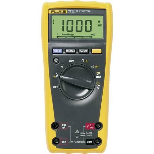 Fluke 77-4/EUR Hand-Multimeter kalibriert (ISO) digital CAT III 1000 V, CAT IV 600 V Anzeige (Counts): 6000