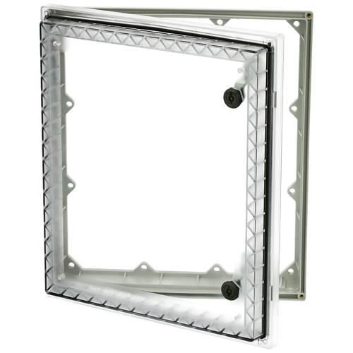 Fibox PW 343009 T Sichtfenster Deckel Transparent, Doppelbart, UV-beständig (L x B x H) 88 x 295 x 342 mm Polycarbonat Grau 1 St.