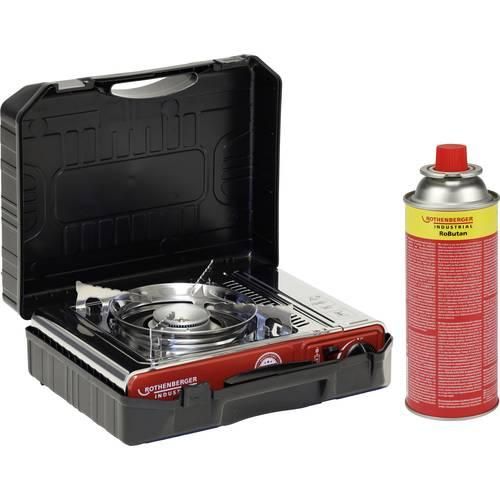 Rothenberger Industrial Gas Camping Kocher Deluxe RS 220 + RoButan 220g Edelstahl