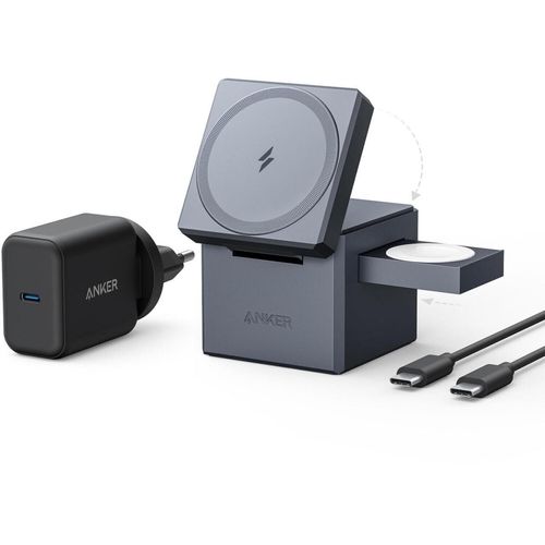 Anker 3-in-1 Cube mit MagSafe Ladestation