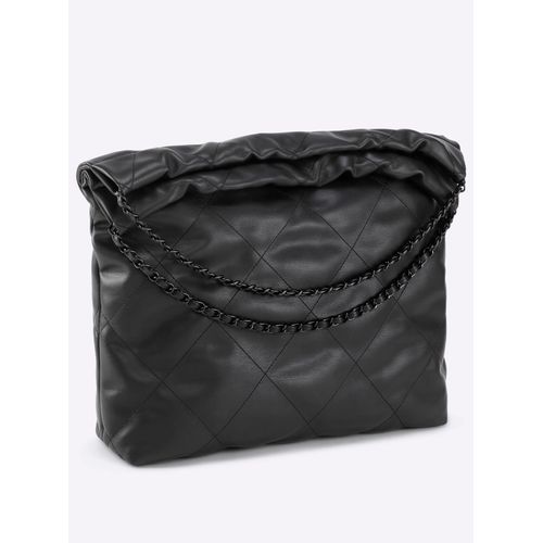 Handtasche HEINE Gr. B/H/T: 35cm x 35cm x 8cm, schwarz Damen Taschen