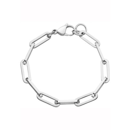 Armband JOBO Armbänder Gr. Edelstahl, silberfarben (edelstahlfarben) Damen Edelstahl 23 cm