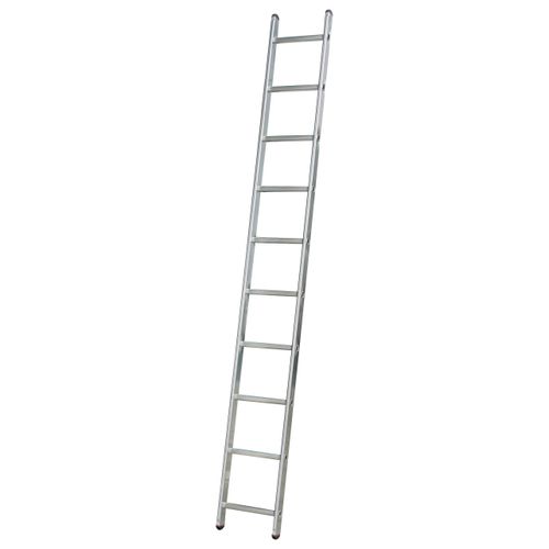 Anlegeleiter KRAUSE "CORDA", silber (silberfarben), B:35cm H:280cm, Aluminium, Leitern