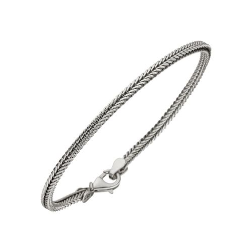 Silberarmband JOBO Armbänder Gr. Silber 925 (Sterlingsilber), silberfarben (silber 925) Damen Fuchsschwanzarmband 925 Silber 19 cm