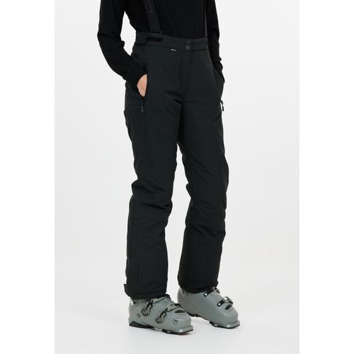 Skihose WHISTLER "Drizzle" Gr. 42, EURO-Größen, schwarz Damen Hosen mit wasserabweisender Membran