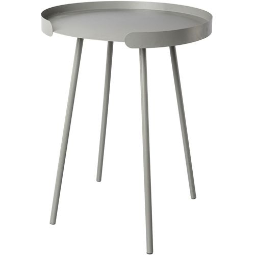 Beistelltisch CREATIV DECO, grau, B:40,00cm H:53,00cm T:40,00cm, 100% Metall, Tische, auch ideal als Ablage für Deko, aus Metall, Höhe ca. 53 cm