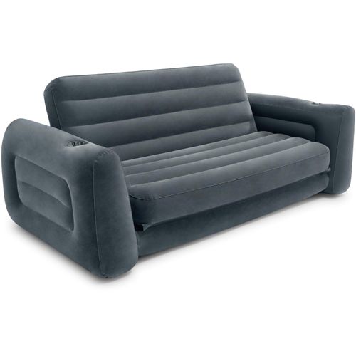 Luftsofa INTEX "Pull Out Sofa" Luftbetten Gr. B/H/L: 203cm x 66cm x 224cm, grau