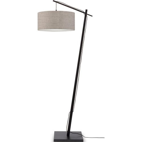 Stehlampe GOOD & MOJO "Andes" Lampen Gr. Ø 60cm H: 176cm, beige (dunkelbeige) Bogenlampe Stehlampe