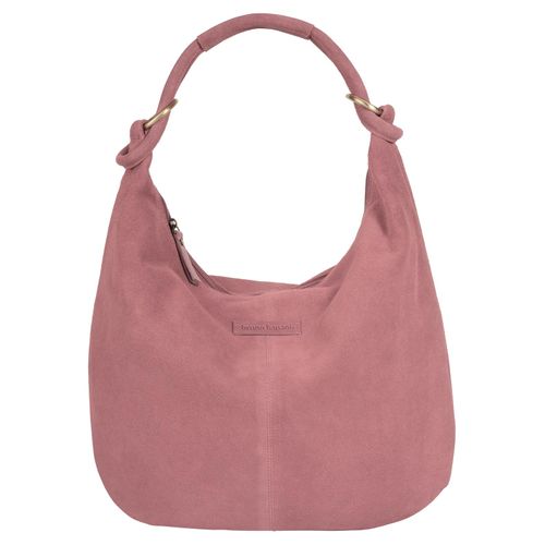 Shopper BRUNO BANANI, Damen, Gr. B/H/T: 43cm x 33cm x 4cm onesize, rosa (alt, rosa), Leder, unifarben, Taschen, echt Leder