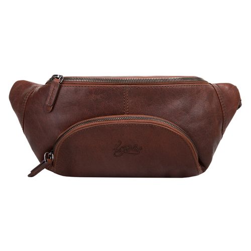 Gürteltasche X-ZONE Gr. B/H/T: 30cm x 13cm x 6cm onesize, braun (cognac) Damen Taschen echt Leder