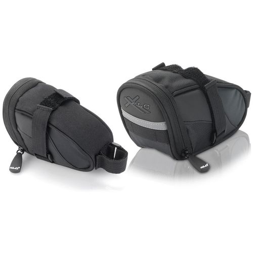 Satteltasche XLC, grau (anthrazit, schwarz), Taschen, B/H/T: 15cm x 7,5cm x 9cm, Polyester, B:15cm H:7,5cm T:9cm
