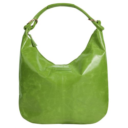 Shopper BRUNO BANANI, Damen, Gr. B/H/T: 40cm x 33cm x 4cm onesize, grün, Leder, unifarben, leicht glänzend, Taschen, echt Leder