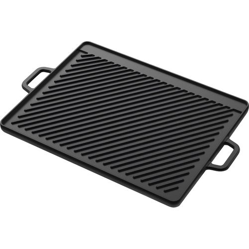 Grillplatte TEPRO, schwarz, B:46cm H:1,5cm T:30cm, Grillroste, BxT: 46x30 cm