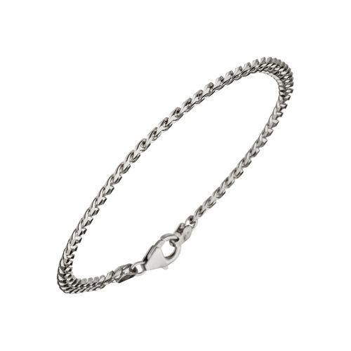 Silberarmband JOBO, silber (silber 925), Armbänder, Damen, Silber 925 (Sterlingsilber), Panzerarmband 925 Silber 19 cm