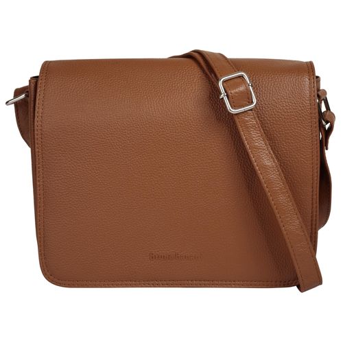 Umhängetasche BRUNO BANANI Gr. B/H/T: 24cm x 19cm x 7cm onesize, braun Damen Taschen echt Leder