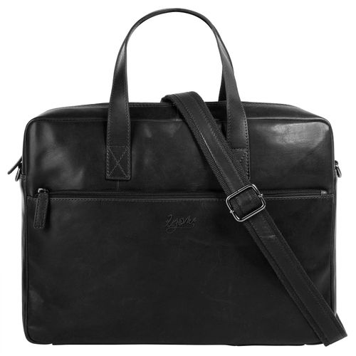 Aktentasche X-ZONE Gr. B/H/T: 37cm x 27cm x 8cm onesize, schwarz Damen Taschen echt Leder