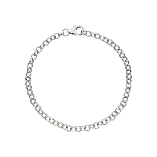 Armband JOBO, silber (silber 925), Armbänder, Damen, Silber 925 (Sterlingsilber), 925 Silber für Charms 19 cm