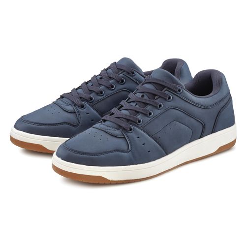 Sneaker AUTHENTIC LE JOGGER Gr. 45, blau (navy) Herren Schuhe im Casual-Look, Schnürhalbschuhe, Freizeitschuhe, VEGAN