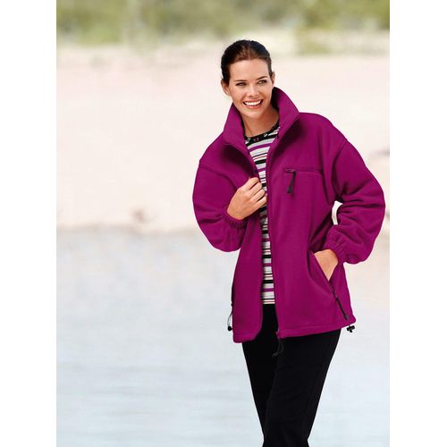 Fleecejacke CLASSIC, Damen, Gr. 52/54, pink (fuchsia), 100% Polyester, unifarben, Jacken