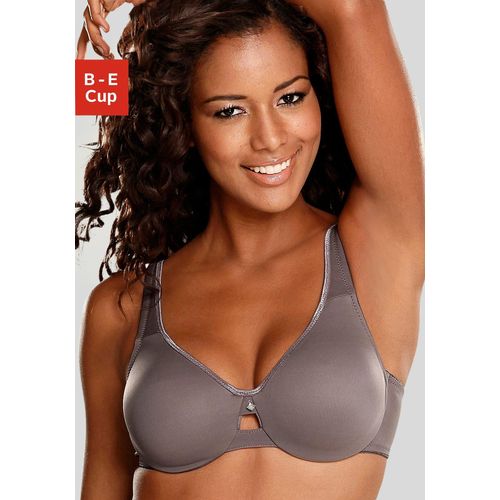 Minimizer-BH NUANCE, Damen, Gr. 85, Cup E, braun, Microtouch, Obermaterial: 85% Polyamid, 15% Elasthan, klassisch, BHs Bügel-BH Minimizer-BH T-Shirt-BH BH, mit Bügel