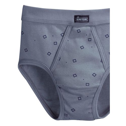 Slip KINGS CLUB, Herren, Gr. 7, blau (sortiert), 100% Baumwolle, Unterhosen