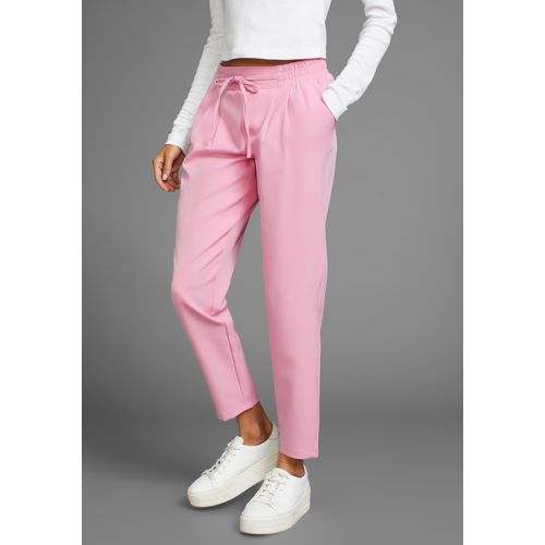 Jogger Pants LAURA SCOTT Gr. 38, N-Gr, rosa Damen Hosen mit Elastikbund, NEUE KOLLEKTION