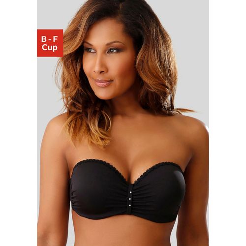 Multiway-BH NUANCE, Damen, Gr. 100, Cup E, schwarz, Microtouch, Obermaterial: 88% Polyamid, 12% Elasthan, klassisch, BHs, mit Bügel und mit Schale