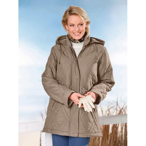 Outdoorjacke CLASSIC BASICS Gr. 42, grau (taupe) Damen Jacken