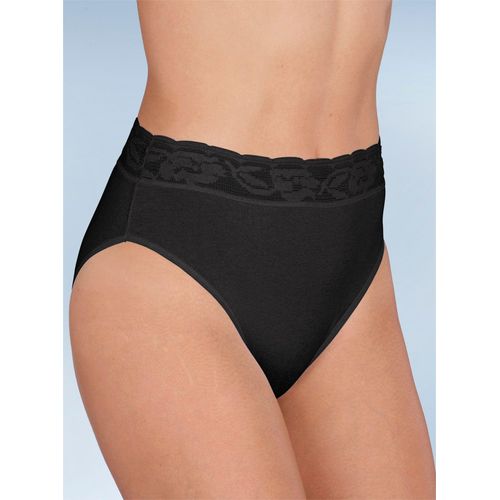 Slip WÄSCHEPUR, Damen, Gr. 50, schwarz, 95% Baumwolle, 5% Elasthan, Unterhosen