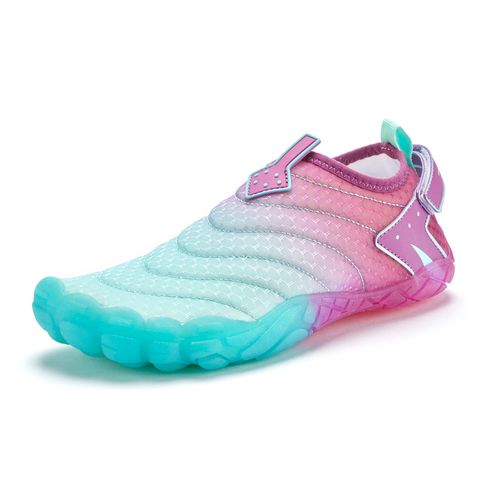 Aqua-Schuh VENICE BEACH Gr. 37, bunt (türkis, pink) Damen Schuhe Badeschuh Wasserschuh Slipper Barfußschuh leichter Badeschuh, Slipper, Wasserschuh, flexible Sohle Unisex VEGAN