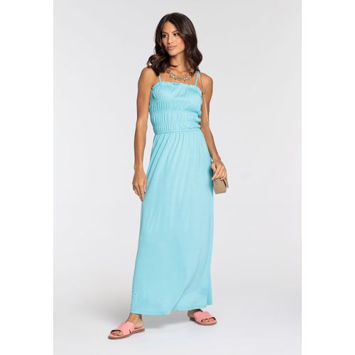 Maxikleid MELROSE Gr. 38, N-Gr, blau Damen Kleider mit abnehmbaren Trägern - NEUE KOLLEKTION