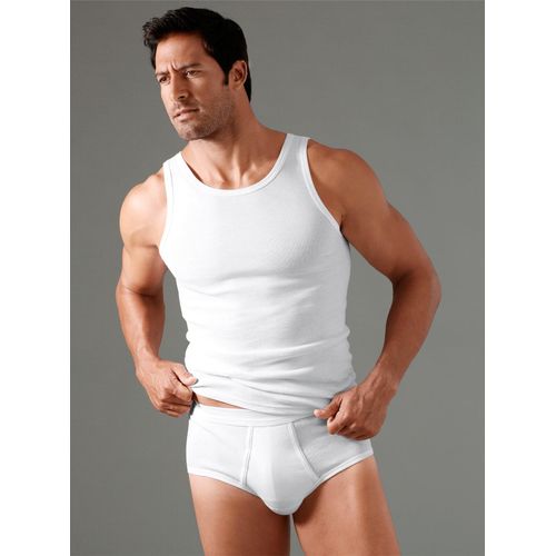 Slip KINGS CLUB, Herren, Gr. 5, Feinripp, weiß, 100% Baumwolle, Unterhosen
