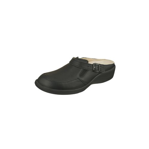 Pantolette NATURAL FEET "Füssing" Gr. 35, schwarz Damen Schuhe mit orthopädischem Fußbett