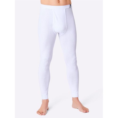 Lange Unterhose WÄSCHEPUR Gr. 7, weiß, Herren, 100% Baumwolle, Unterhosen