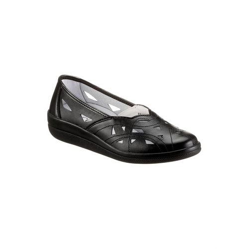 Slipper ACO, Damen, Gr. 39, schwarz, Glattleder, klassisch, Schuhe