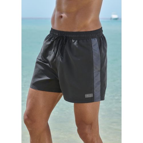 Badeshorts H.I.S Gr. L, N-Gr, schwarz Herren Badehosen