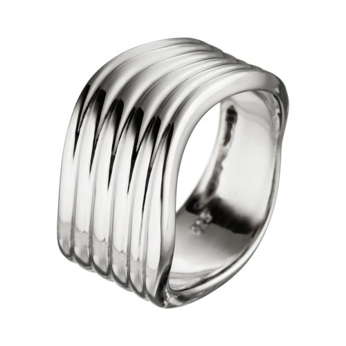 Silberring JOBO Fingerringe Gr. 60, Silber 925 (Sterlingsilber), silberfarben (silber 925) Damen breit 925 Silber