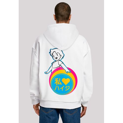 Kapuzenpullover F4NT4STIC "Heidi Kopf Motiv Heroes of Childhood" Gr. S, weiß Herren Pullover Nostalgie, Retro, Heroes of Childhood