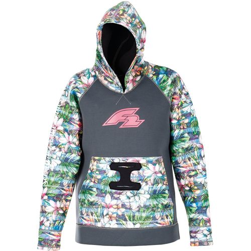 Neopren-Hoodie F2 Pullover Gr. M, bunt (pink, schwarz, grün)