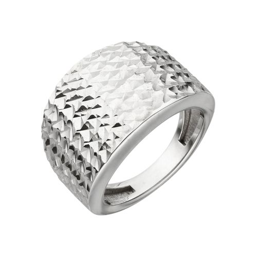 Fingerring JOBO Gr. 52, silber (silber 925), Fingerringe, Damen, 52, Silber 925 (Sterlingsilber), 925 Silber mit Struktur