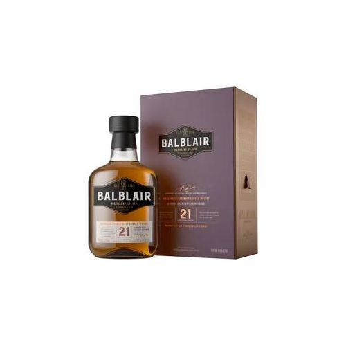 Balblair 21 Years Old Single Malt Scotch Whisky in Geschenkverpackung