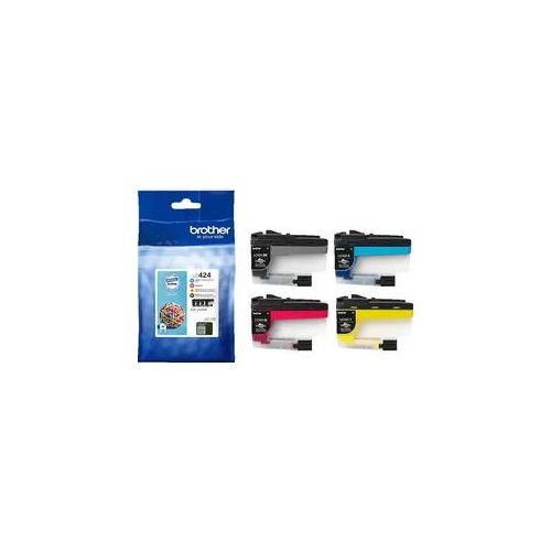 BROTHER LC-424VAL Value Pack mit Schwarz, Cyan, Magenta, Gelb (LC-424VAL)