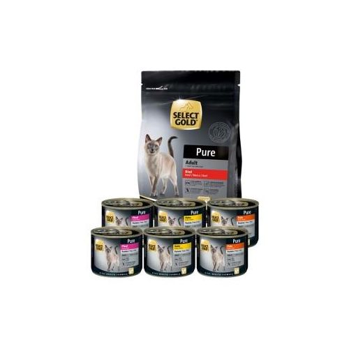 SELECT GOLD PURE Adult Mischfütterung-Set 2tlg.