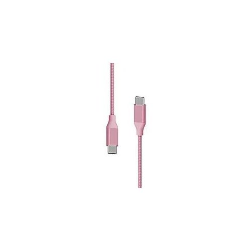 XLAYER 217089 1 x USB C Stecker auf 1 x USB Stecker Ladekabel 1,5m Rosa