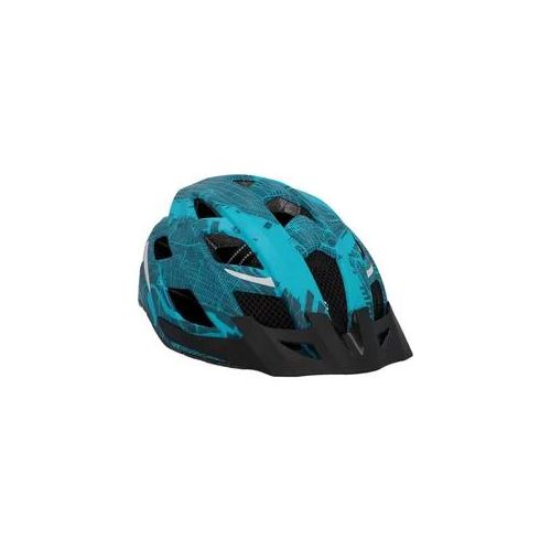 Fahrradhelm FISCHER FAHRRAD "Urban Plus NY S/M" Helme Gr. S/M Kopfumfang: 52cm - 59cm, blau