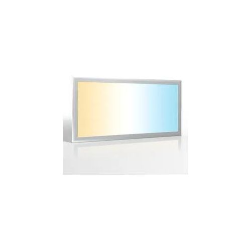 LED Panel 60x30cm 24W Rahmen silbern - Lichtfarbe: CCT 3000K-6000K