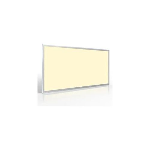 LED Panel 120x60cm 60W Rahmen silber - Lichtfarbe: Warmweiß 3000K