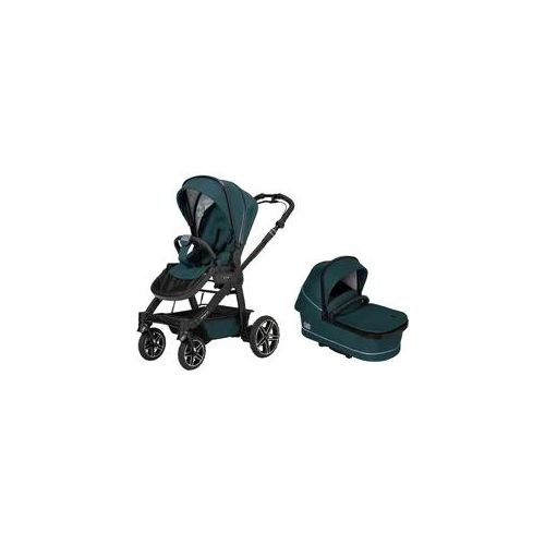 Kombi-Kinderwagen HARTAN "Rock it Outdoor" grün (leaf) Baby Kinderwagen Made in Germany