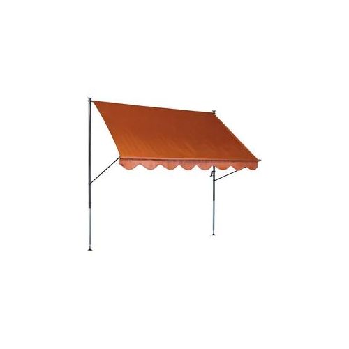 Klemmmarkise ANGERER FREIZEITMÖBEL Markisen Gr. 150cm, 150cm, orange (terrakotta)